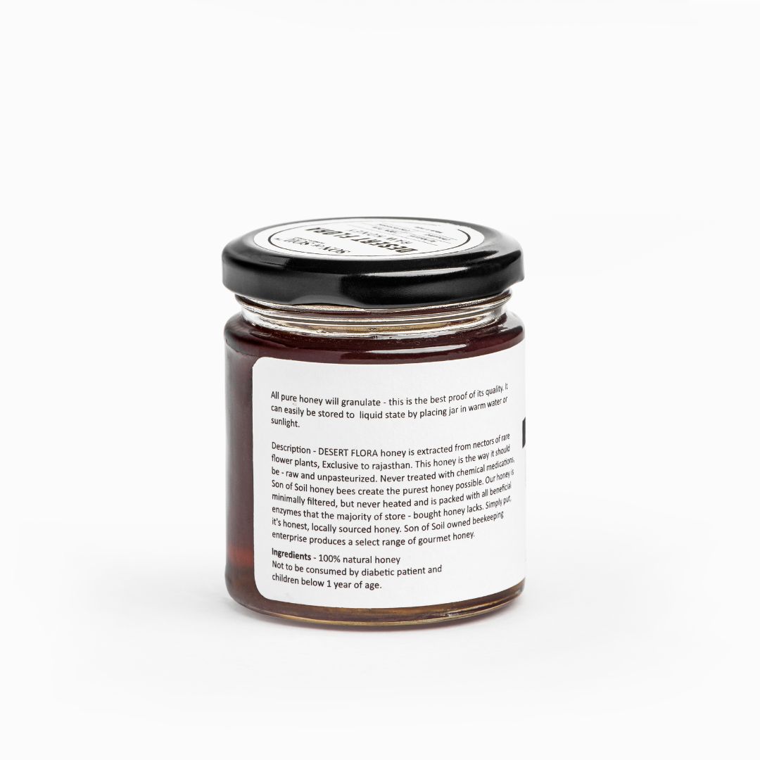 Desert flora honey 240 gram back