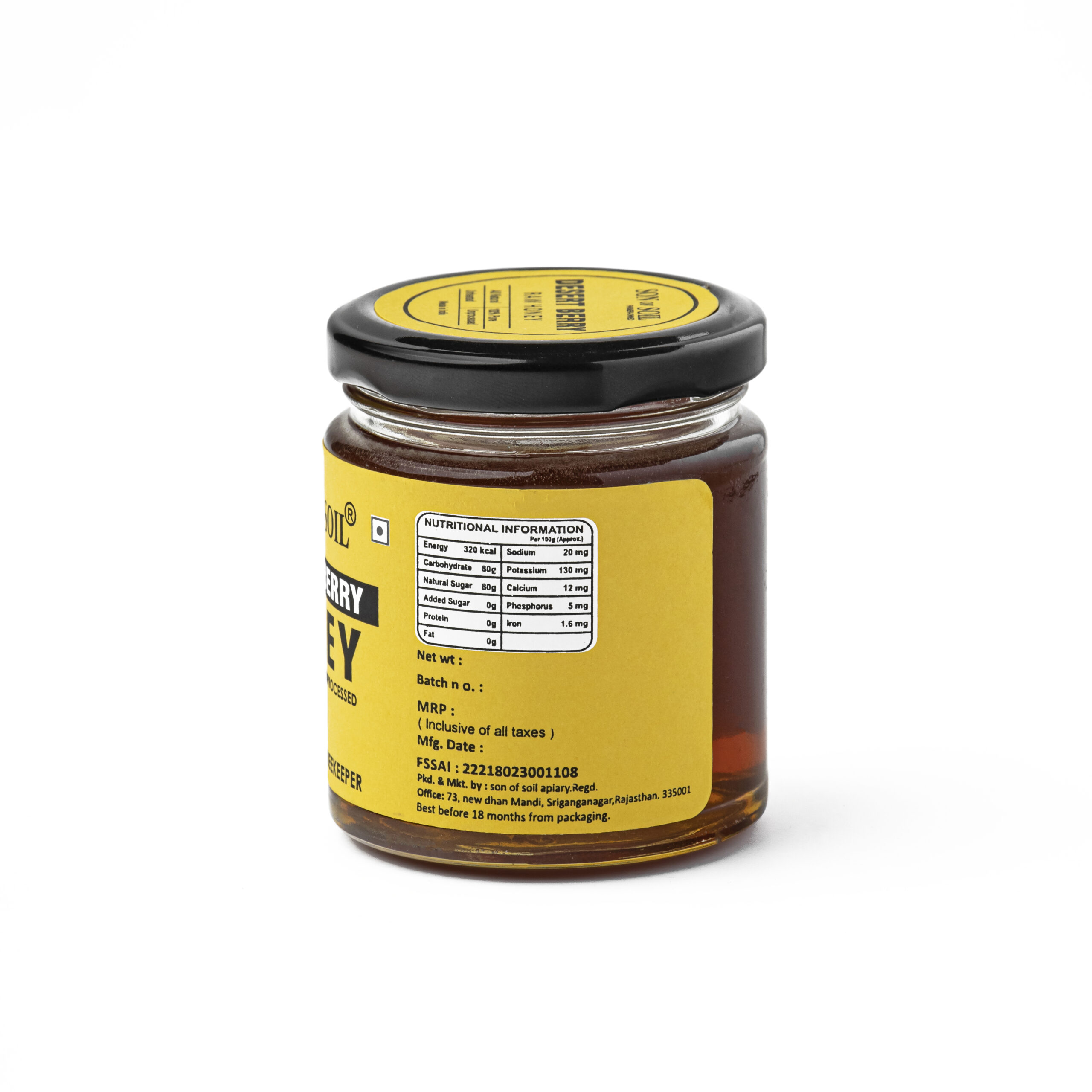 Desert Berry Honey | Raw and Unprocessed ( 240 gm ) - Image 3