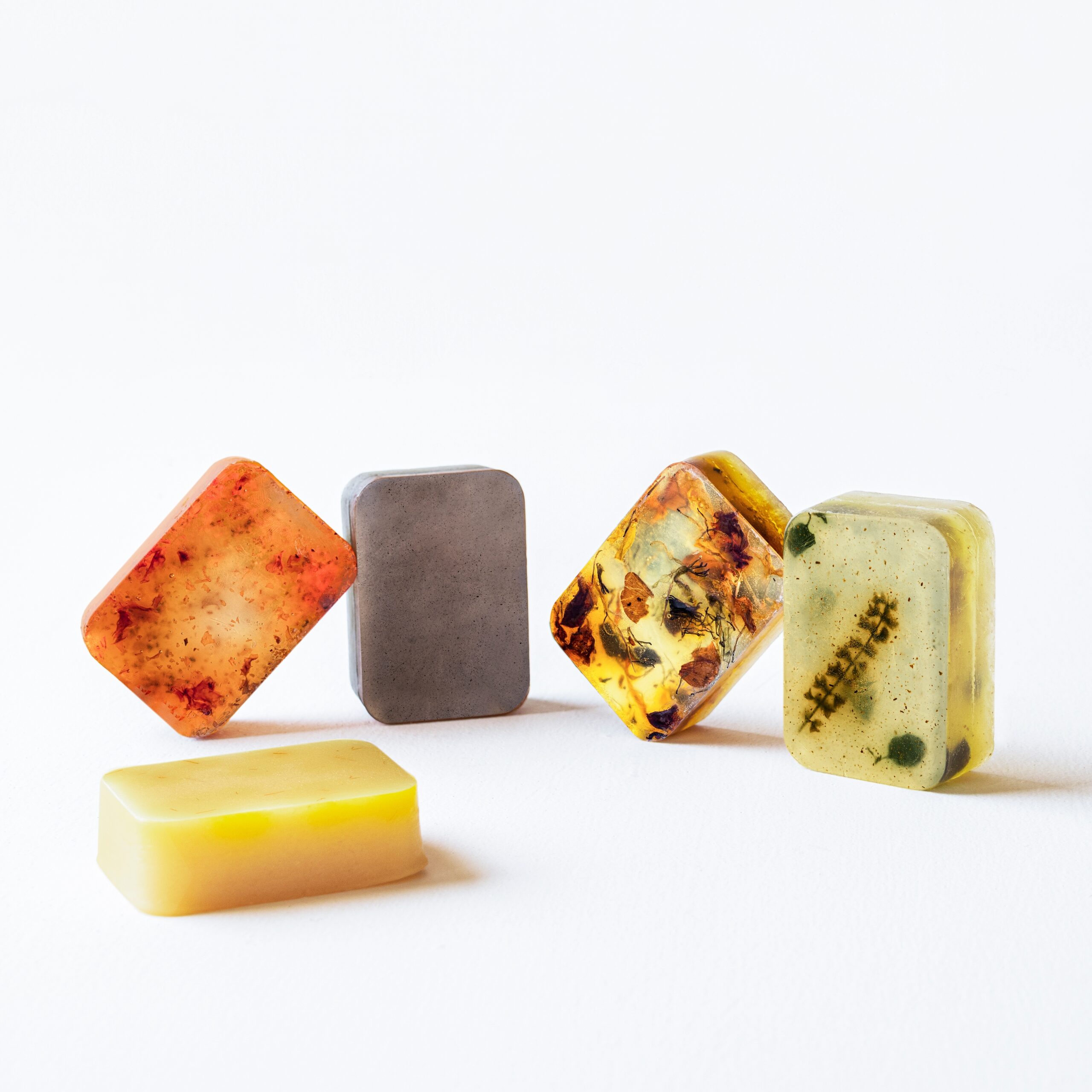 SON OF SOIL All in One Handcrafted Soaps Collection - Natural | No Colours | No Parabens - 120 gm Each (Pack of 5)
