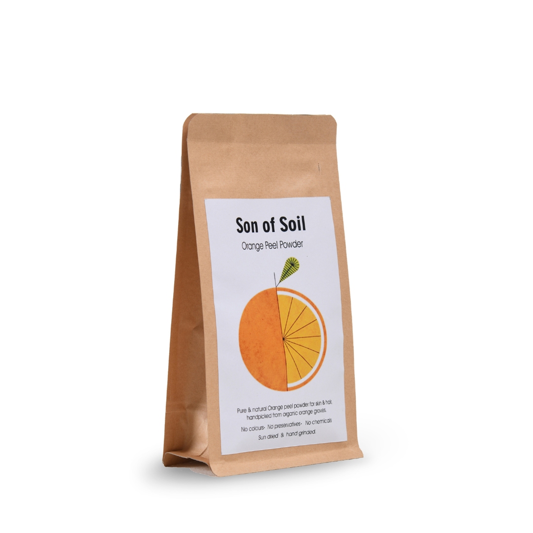 Orange Peel Powder side