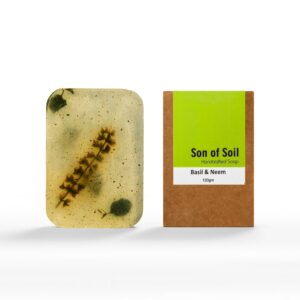 Basil and Neem Handcrafted Soaps | Pack of 5
