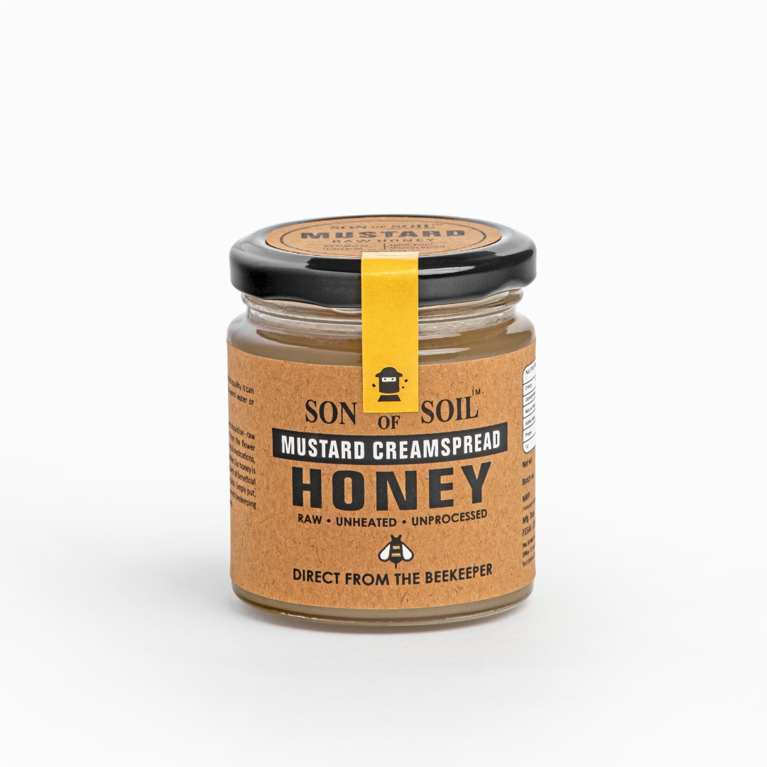 musturd creamspread honey 240 gram