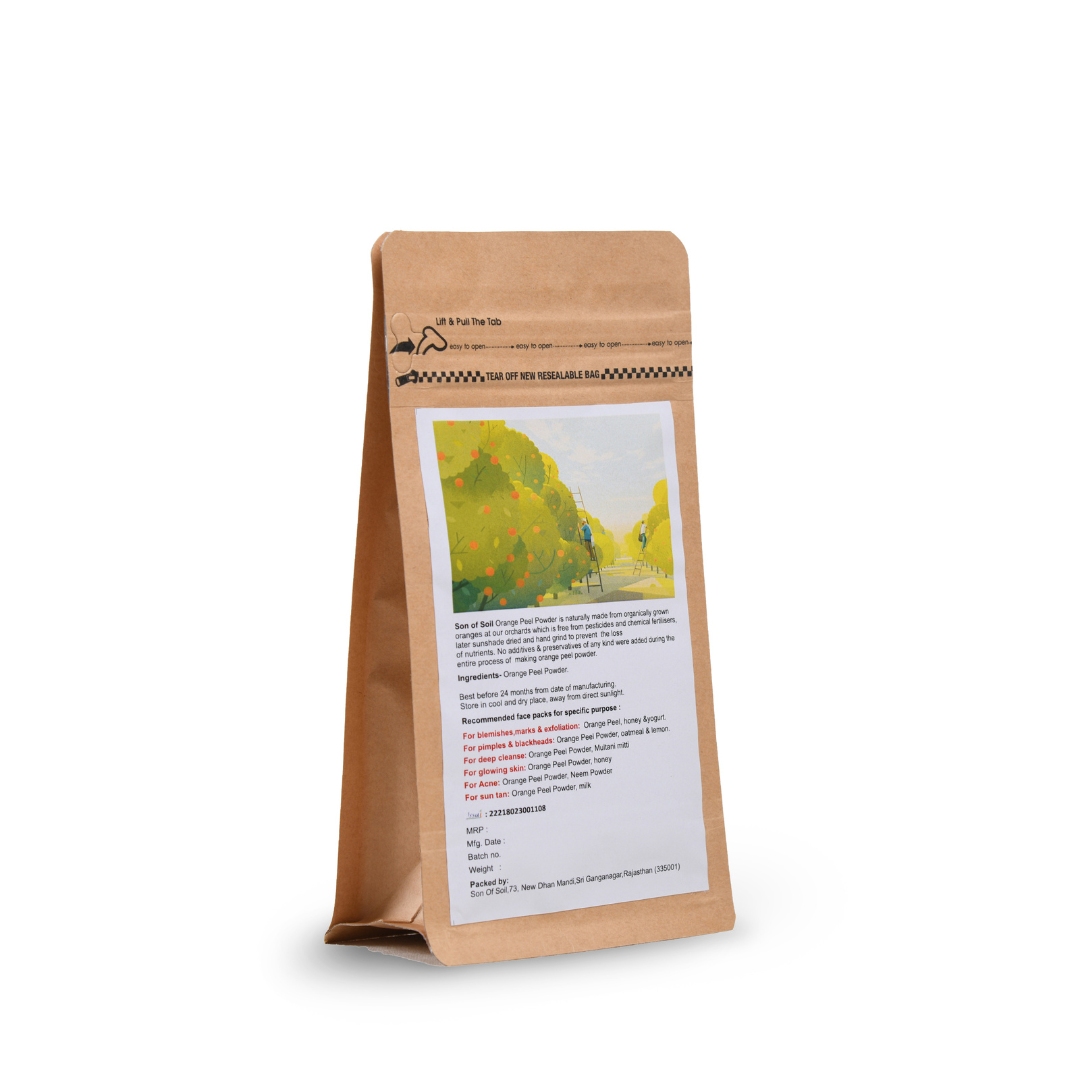 orange peel powder ingredients