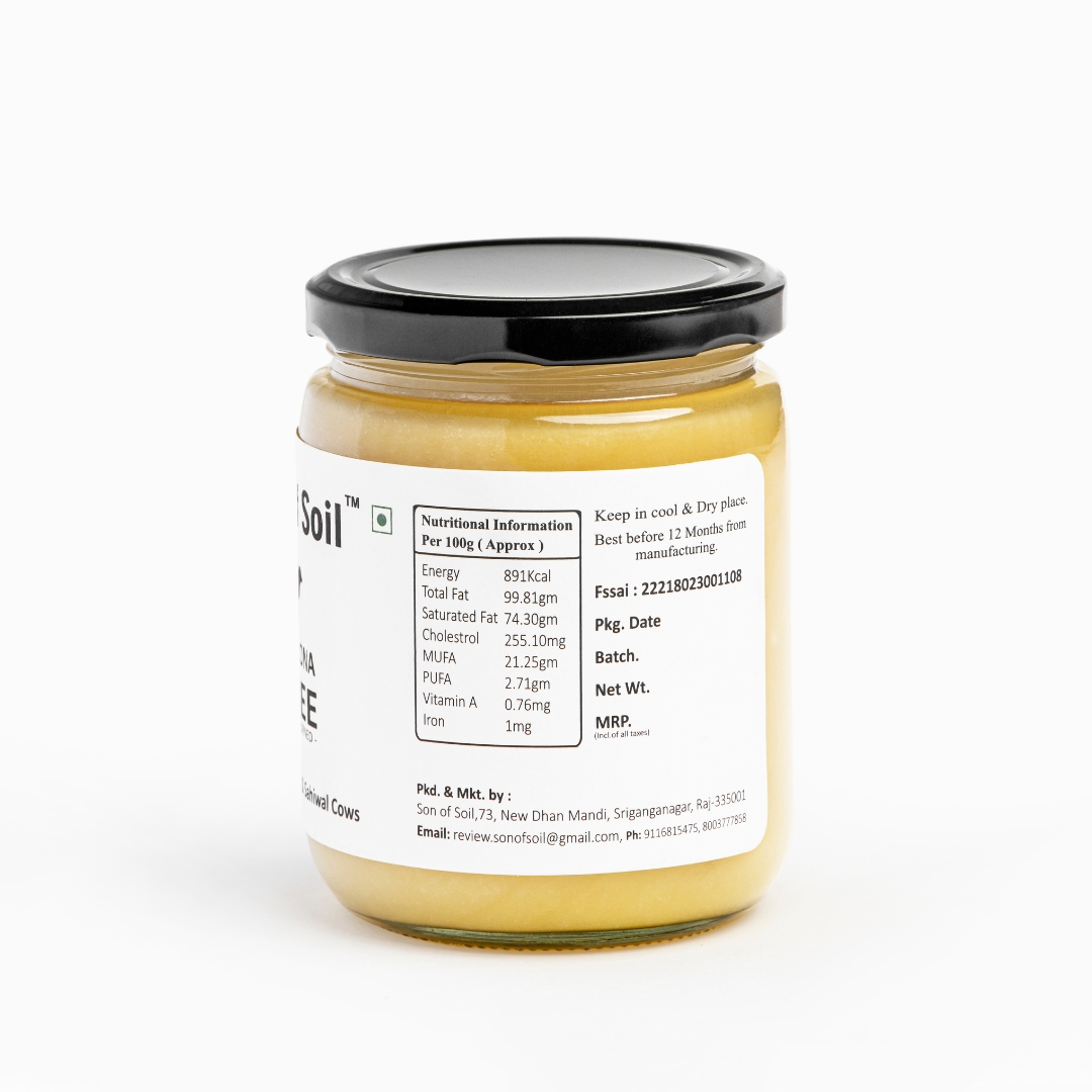 A2 bilona ghee 500 gram ingredients