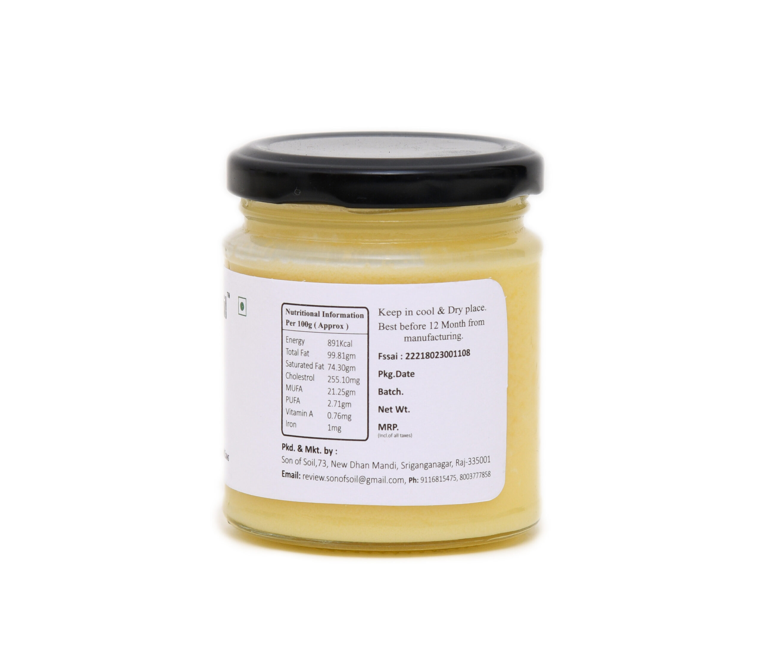 A2 Bilona Cow Ghee | Hand Churned from Curd ( 200 ml ) - Image 3