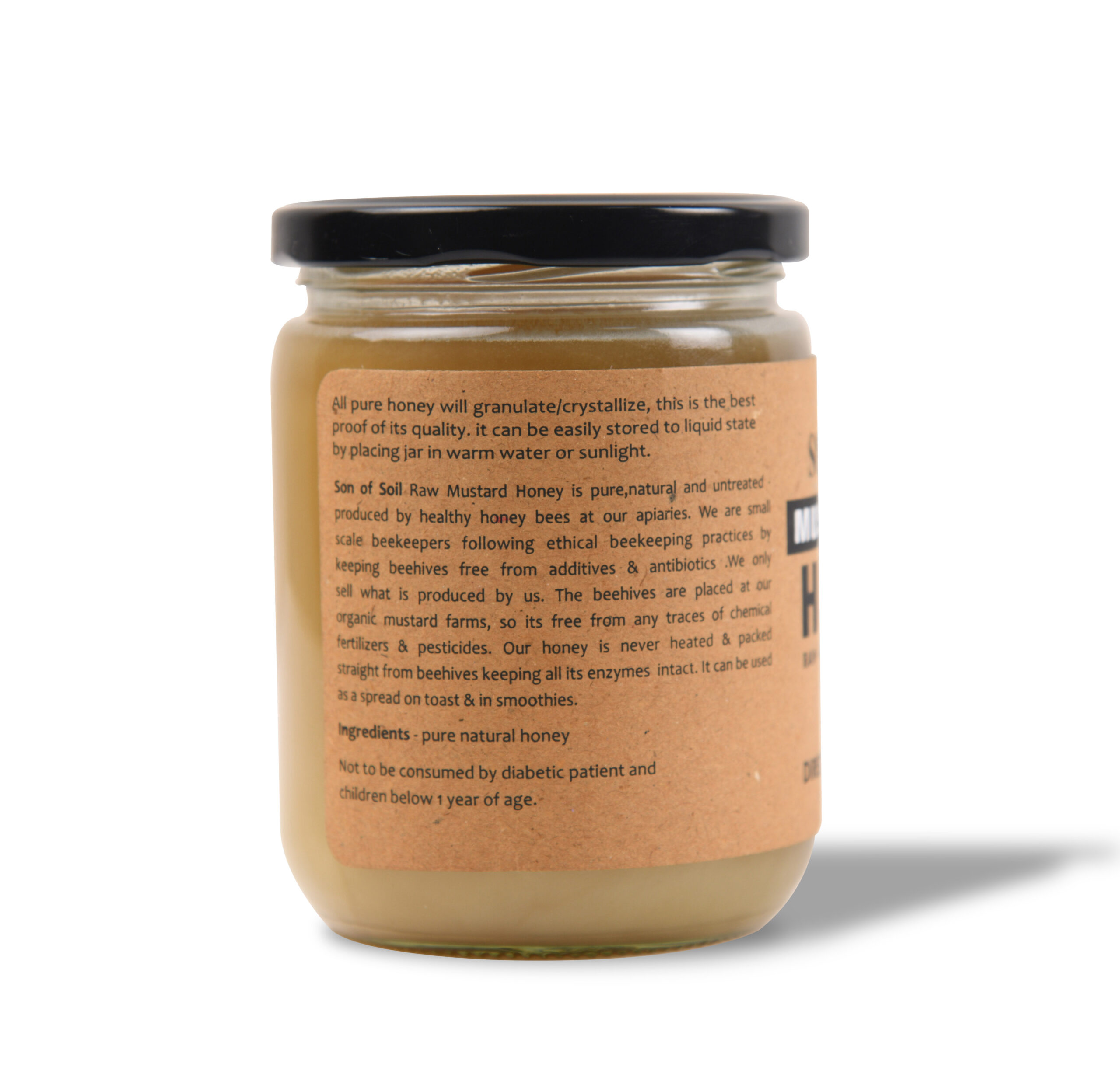 Mustard Cream Honey | Raw and Unprocessed ( 665 gm ) - Image 3